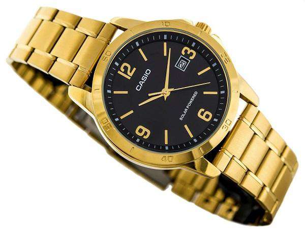 Casio MTP-VS02G-1A Gold Plated Watch For Men-Watch Portal Philippines