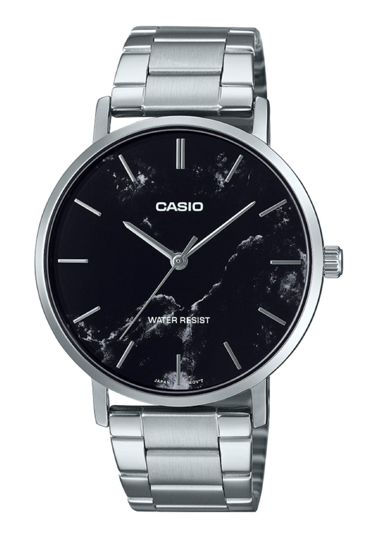 Casio MTP-VT01DM-1A Analog Stainless Steel Watch for Men-Watch Portal Philippines