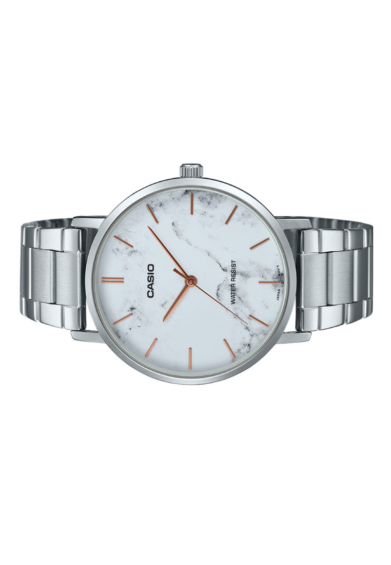 Casio MTP-VT01DM-7A Analog Stainless Steel Watch for Men-Watch Portal Philippines