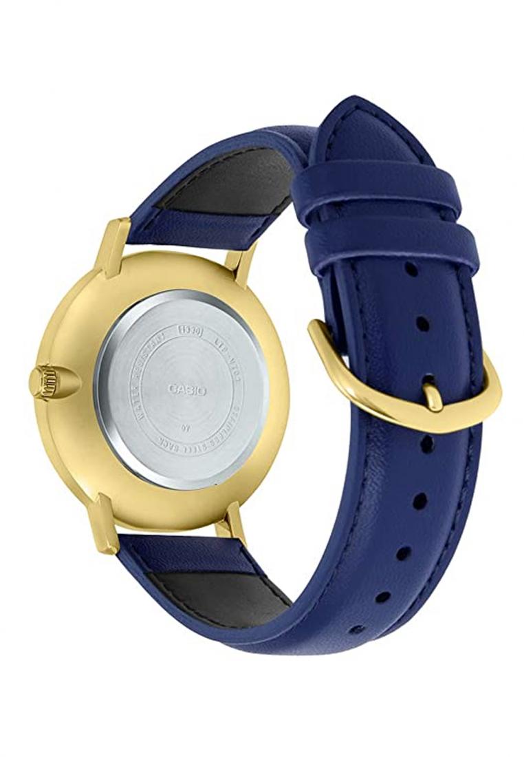 Casio MTP-VT01GL-2B2 Analog Leather Strap Watch For Men-Watch Portal Philippines