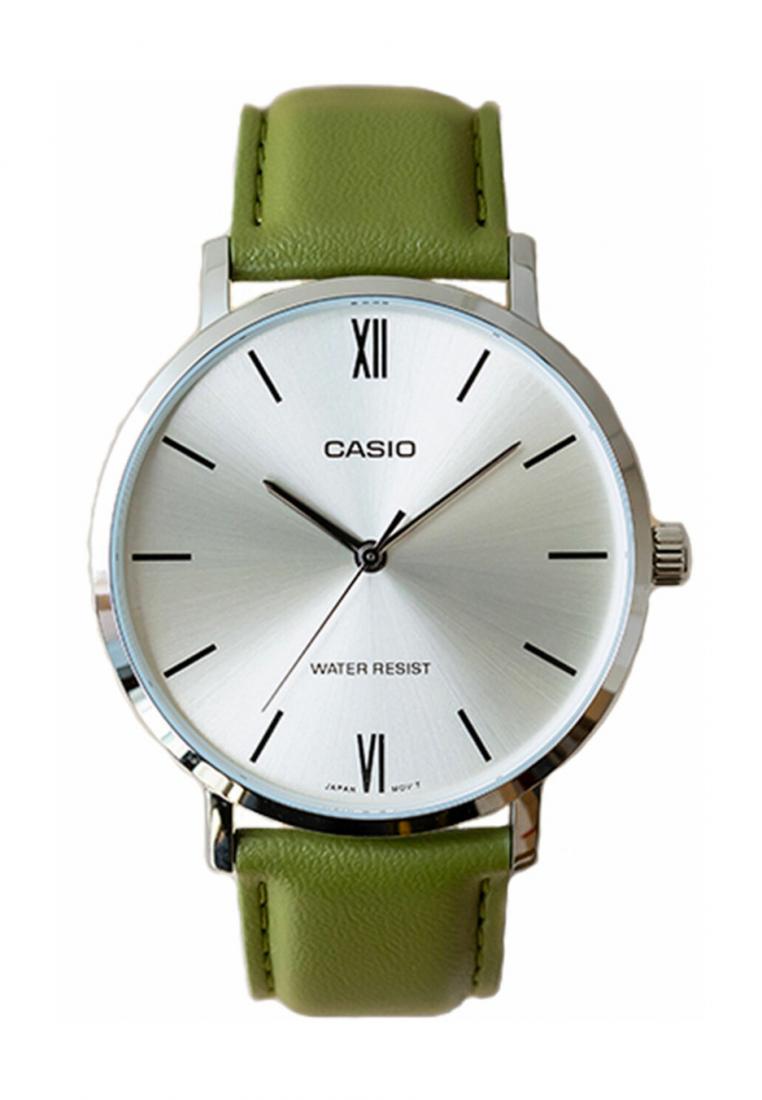 Casio MTP-VT01L-3B Analog Leather Strap Watch For Men-Watch Portal Philippines