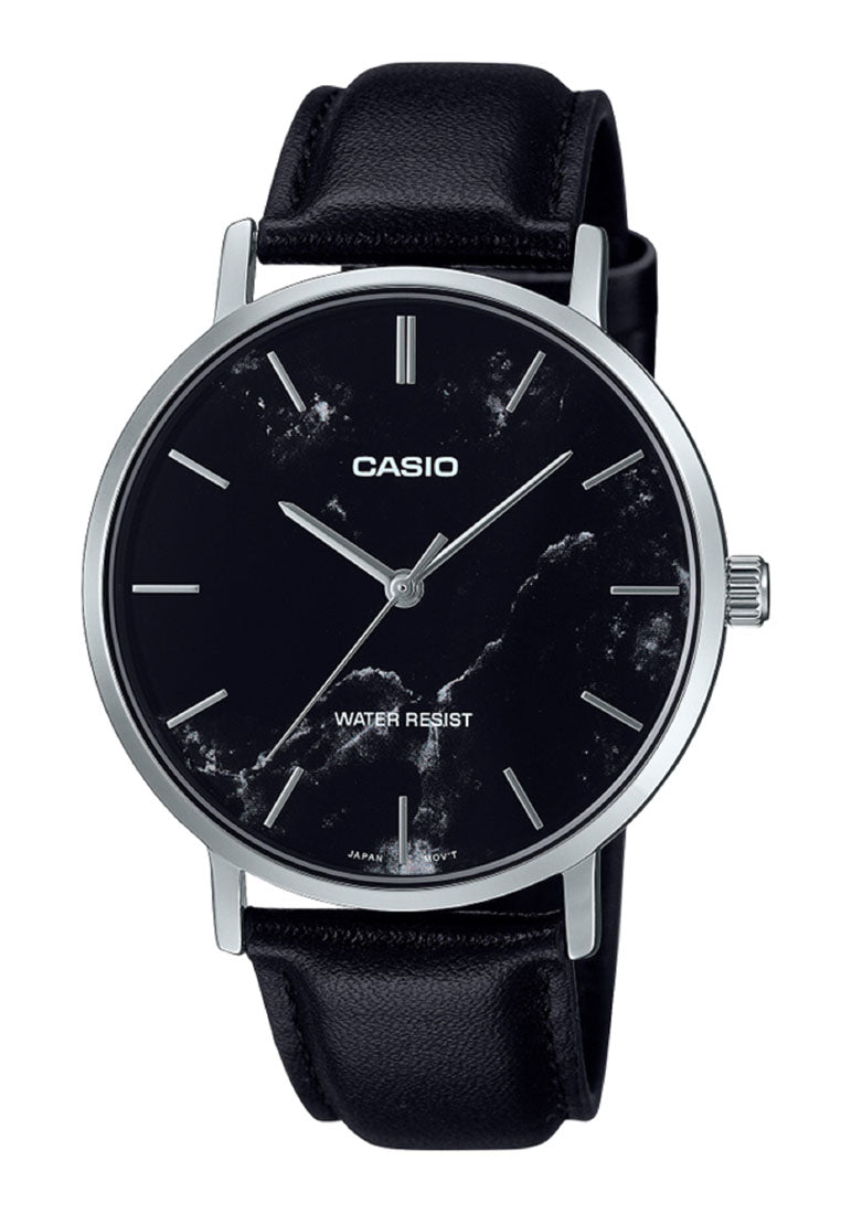 Casio MTP-VT01LM-1A Analog Leather Watch for Men-Watch Portal Philippines