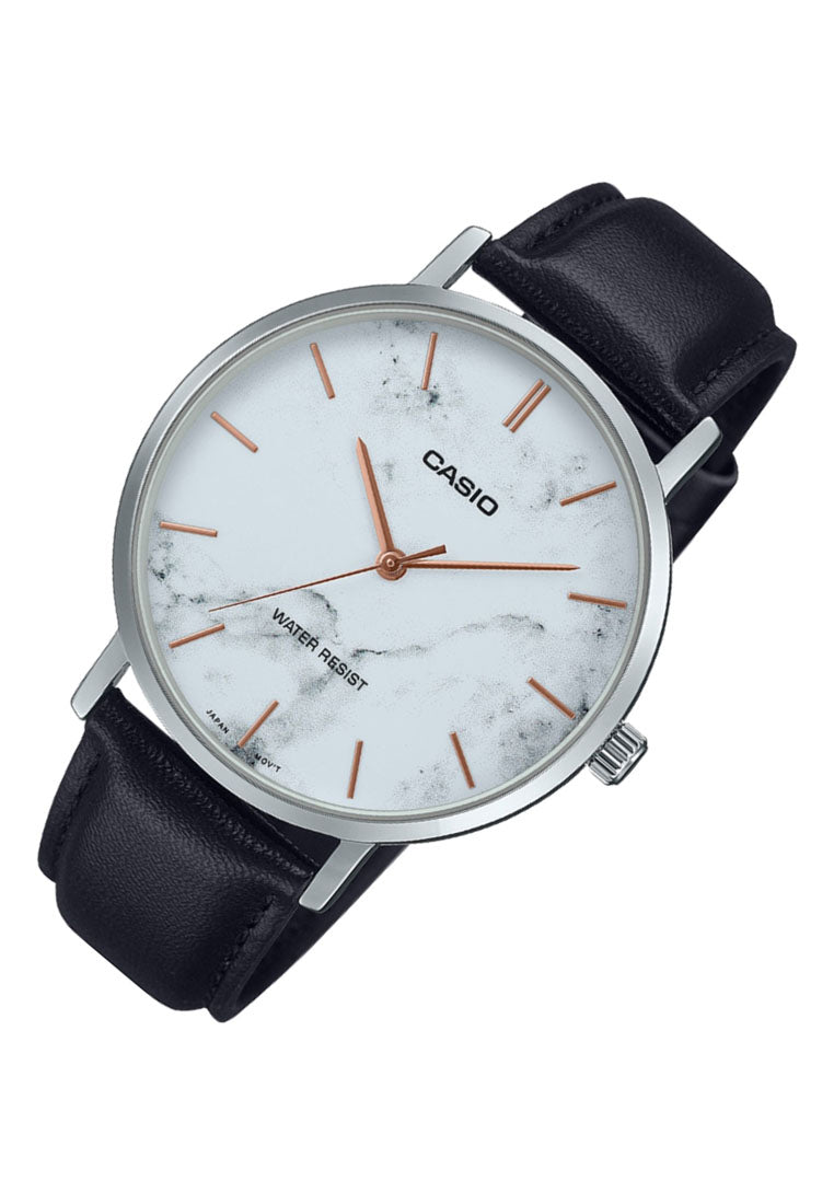 Casio MTP-VT01LM-7A Analog Leather Watch for Men-Watch Portal Philippines