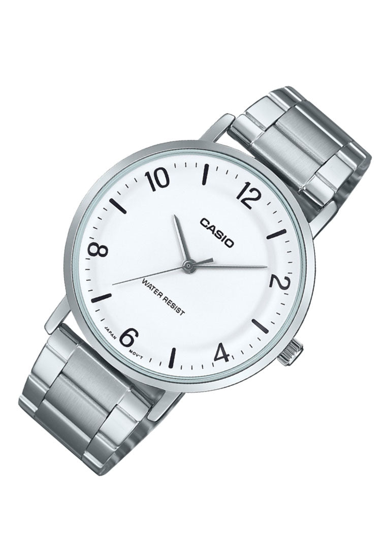 Casio MTP-VT03D-7B Analog Stainless Steel Band Watch For Men-Watch Portal Philippines