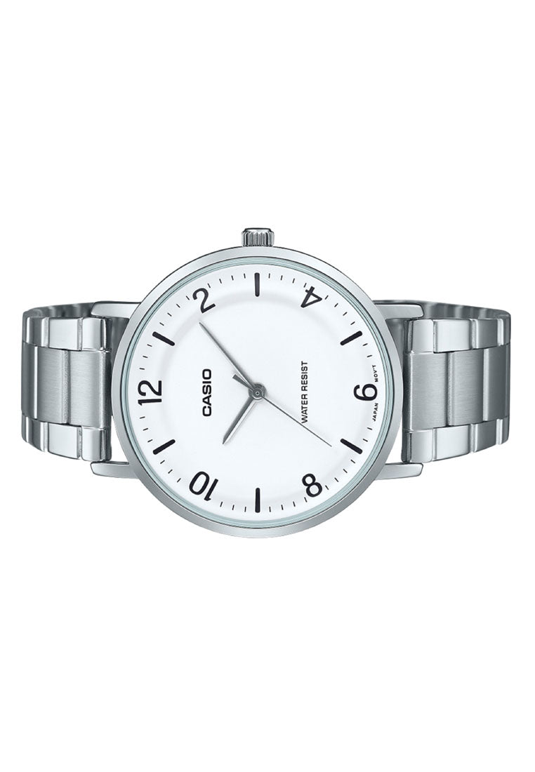 Casio MTP-VT03D-7B Analog Stainless Steel Band Watch For Men-Watch Portal Philippines