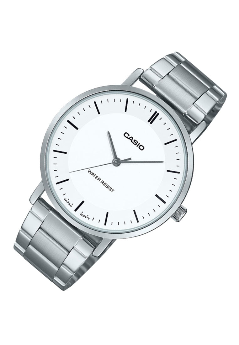 Casio MTP-VT04D-7E Analog Stainless Steel Band Watch For Men-Watch Portal Philippines