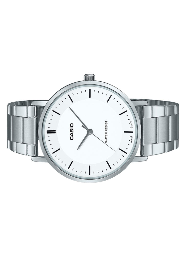 Casio MTP-VT04D-7E Analog Stainless Steel Band Watch For Men-Watch Portal Philippines