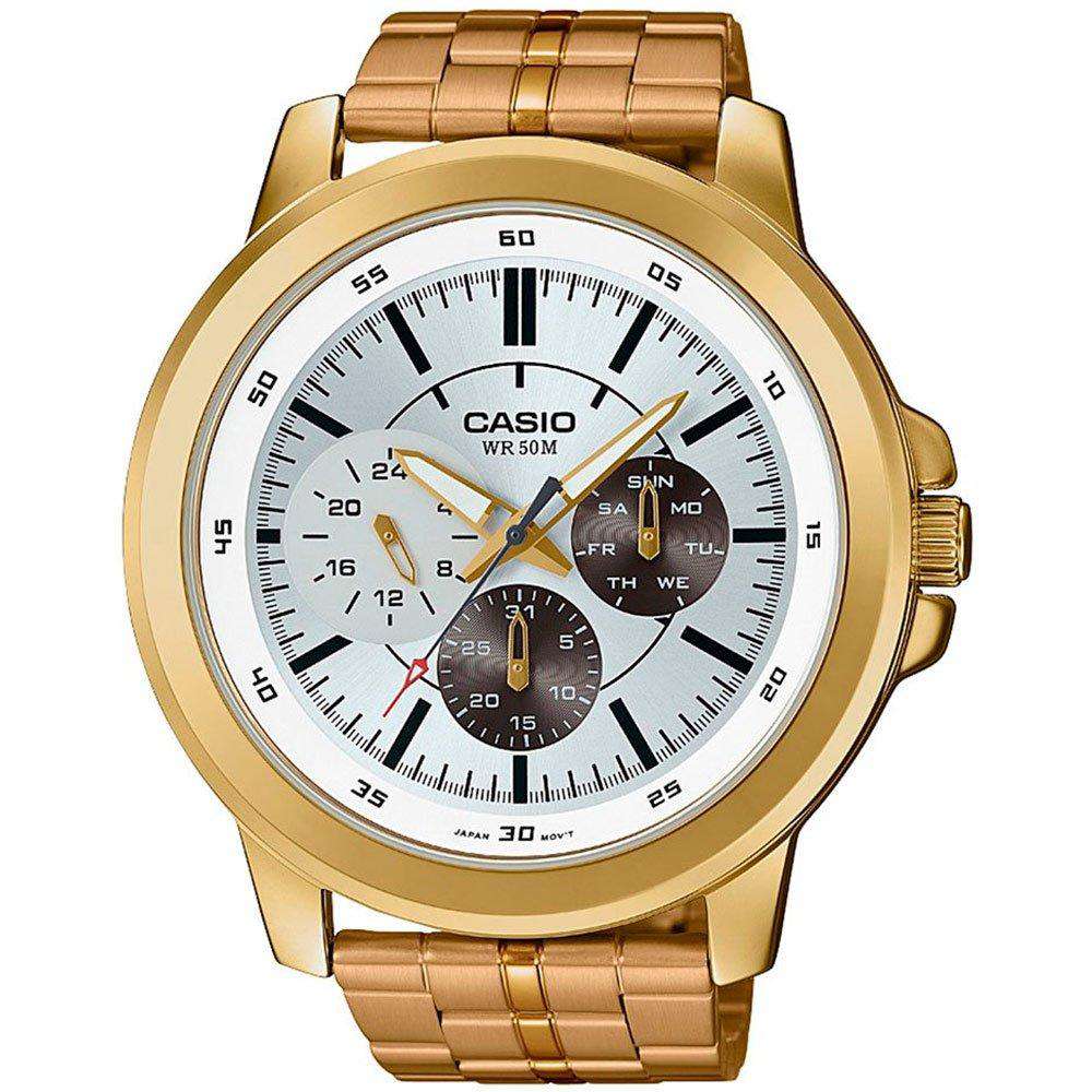 Casio MTP-X300G-7EVDF Gold Plated Watch for Men-Watch Portal Philippines
