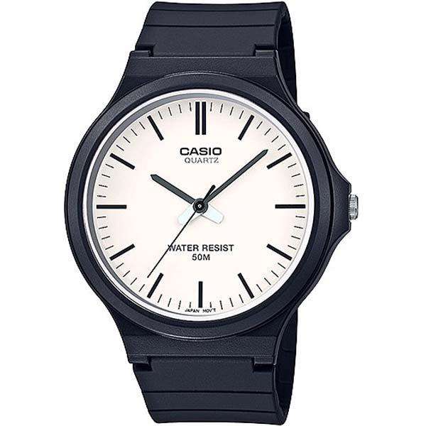 Casio MW-240-7EVDF Black Resin Strap Watch for Men-Watch Portal Philippines