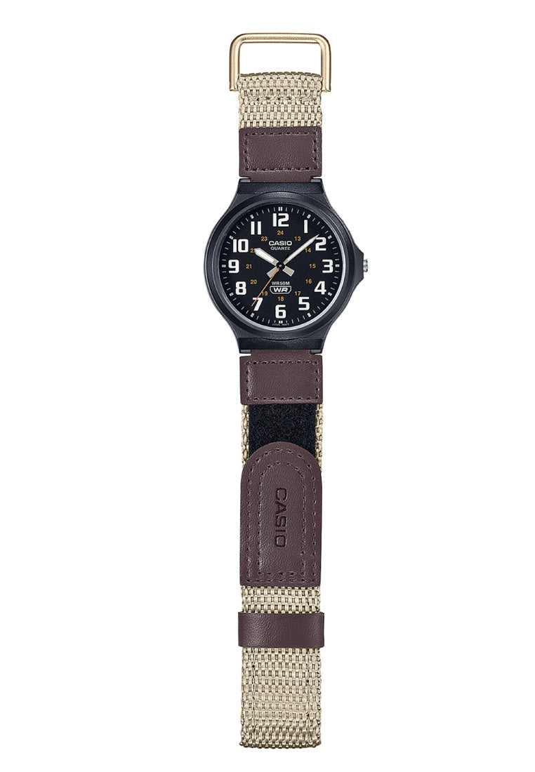 Casio MW-240B-5B Analog Rubber Strap Watch For Men-Watch Portal Philippines