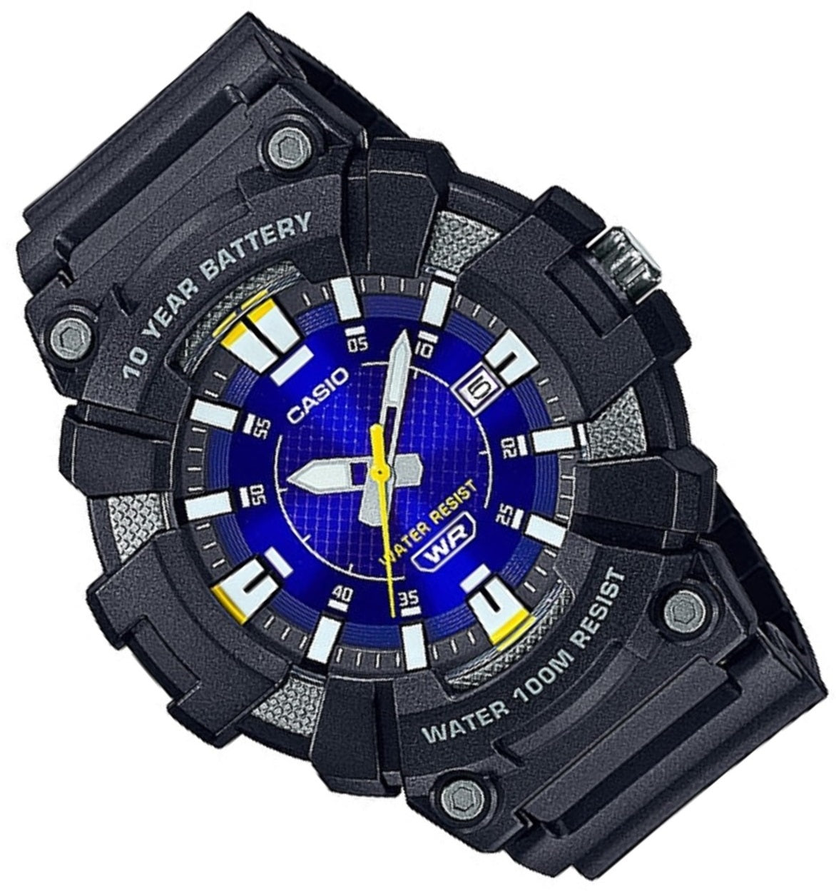 Casio MW-610H-2A Analog Rubber Strap Watch For Men-Watch Portal Philippines
