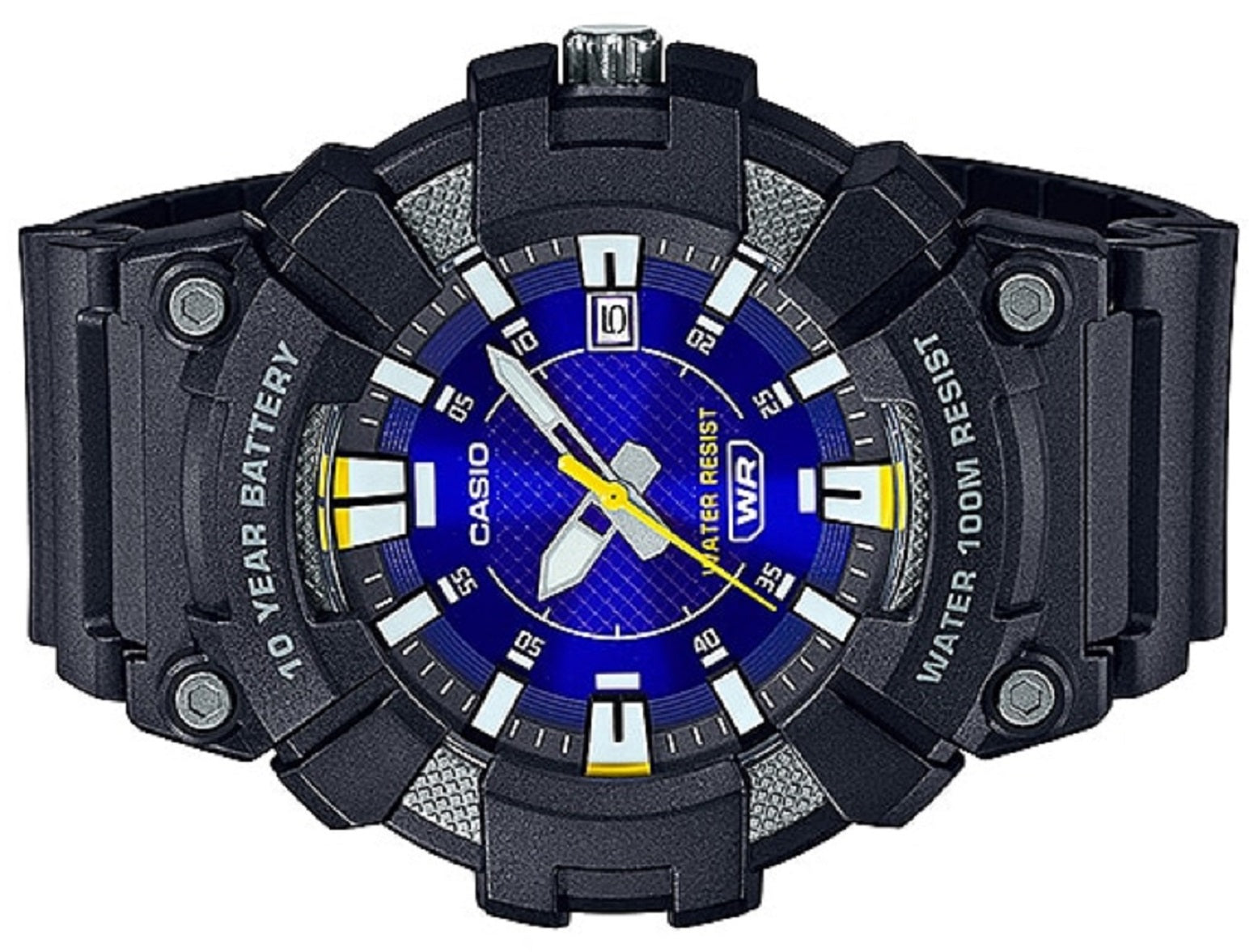 Casio MW-610H-2A Analog Rubber Strap Watch For Men-Watch Portal Philippines