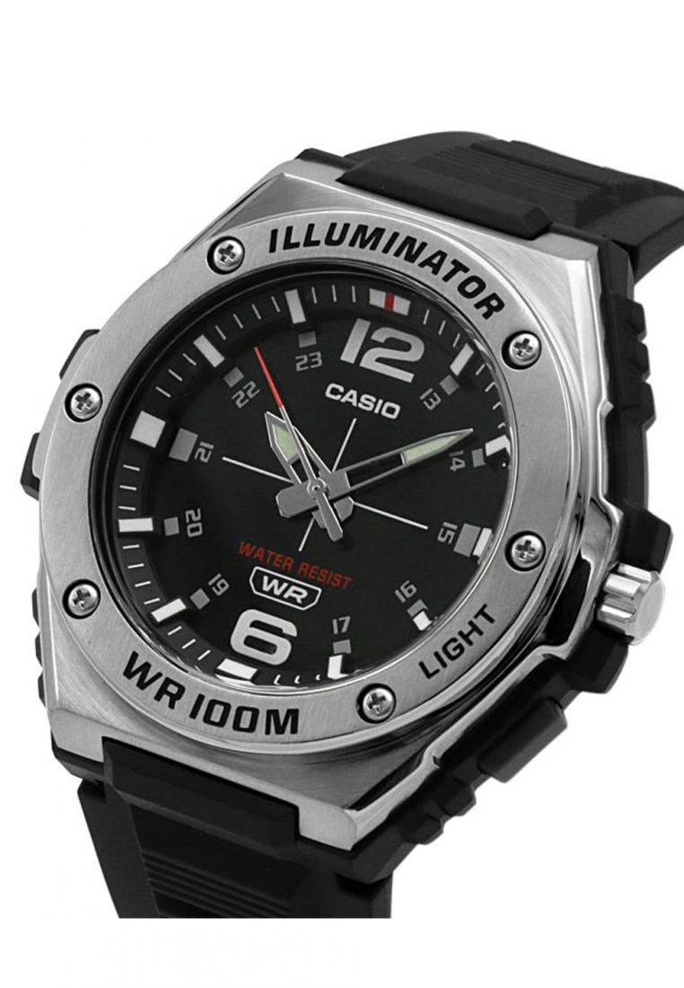 Casio MWA-100H-1A Analog Rubber Strap Watch For Men-Watch Portal Philippines