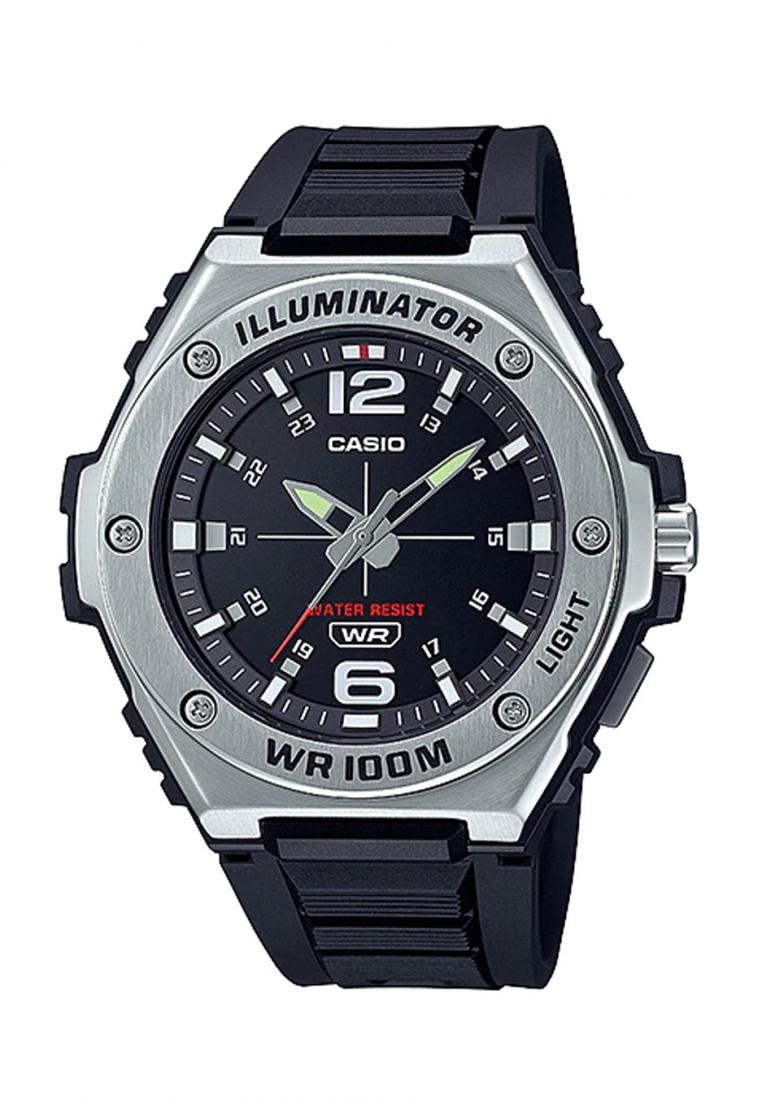 Casio MWA-100H-1A Analog Rubber Strap Watch For Men-Watch Portal Philippines