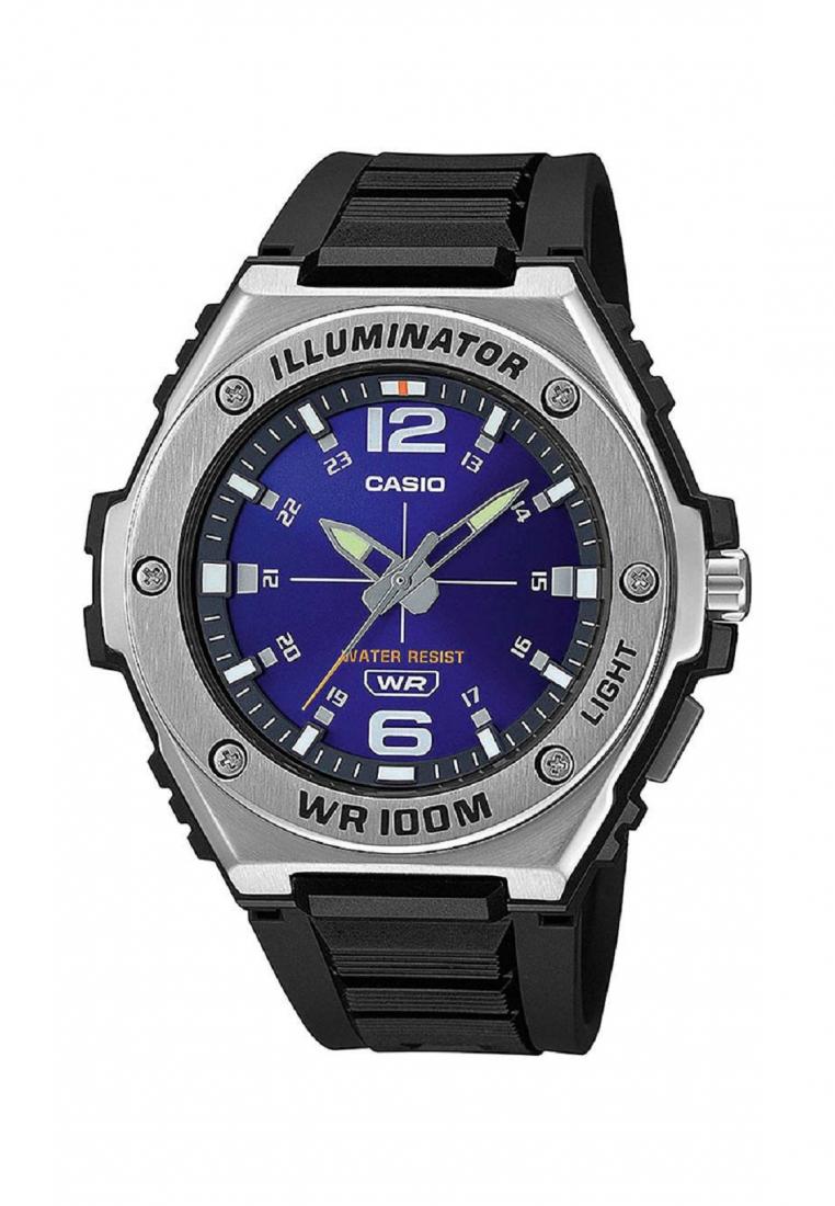 Casio MWA-100H-2A Analog Rubber Strap Watch For Men-Watch Portal Philippines