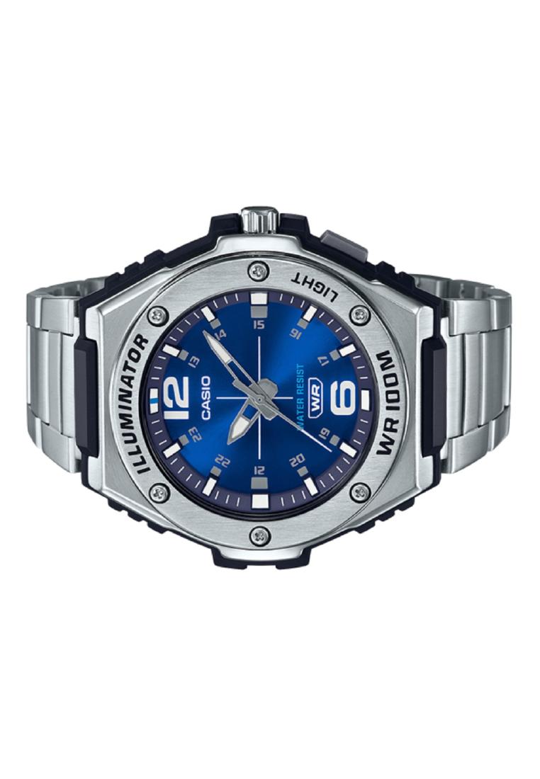 Casio MWA-100HD-2A Analog Stainless Steel Strap Watch For Men-Watch Portal Philippines