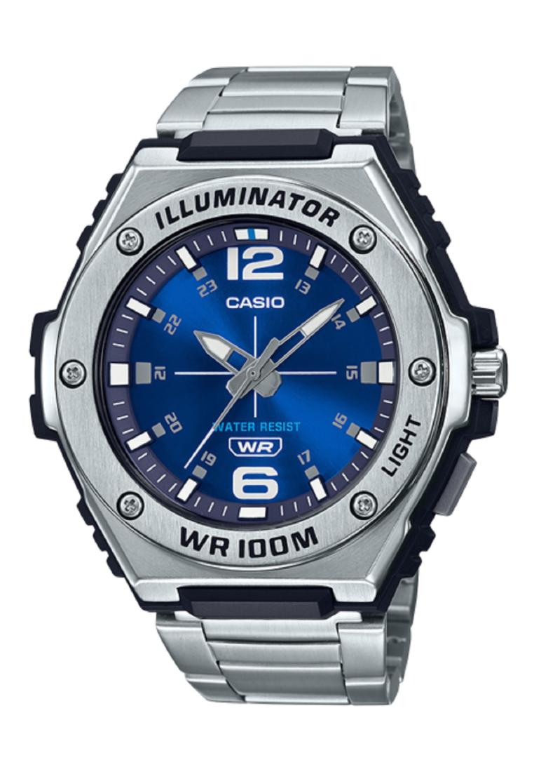 Casio MWA-100HD-2A Analog Stainless Steel Strap Watch For Men-Watch Portal Philippines