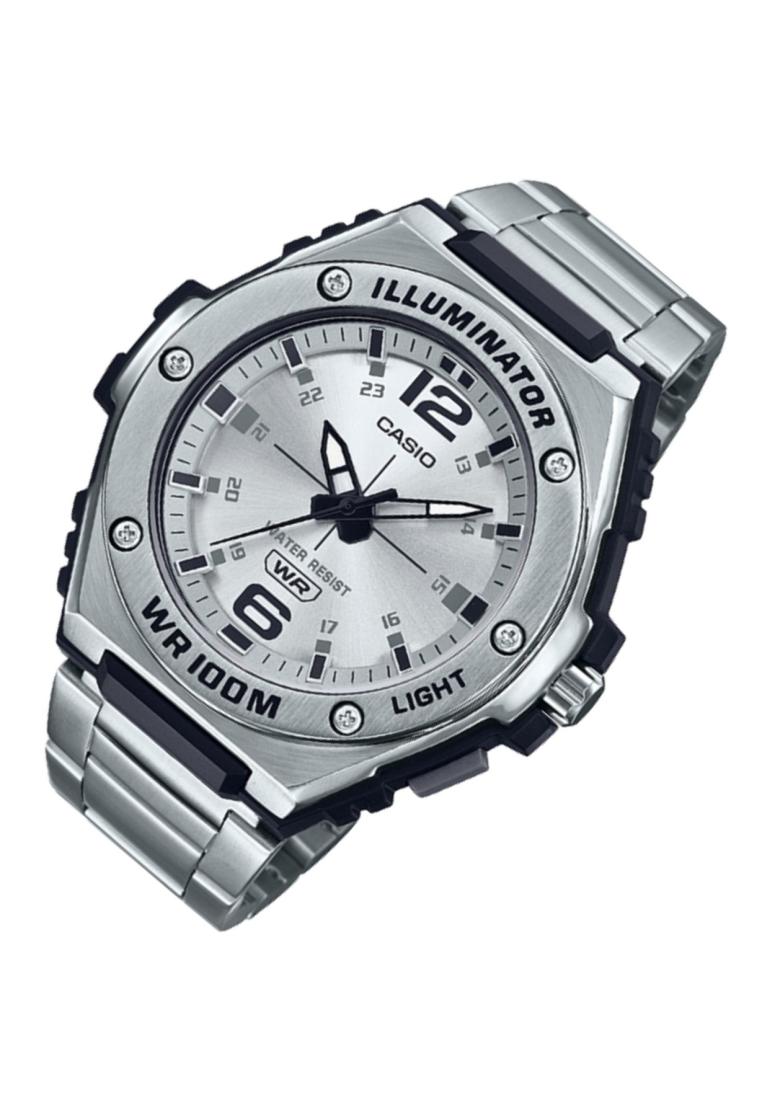 Casio MWA-100HD-7A Analog Stainless Steel Strap Watch For Men-Watch Portal Philippines
