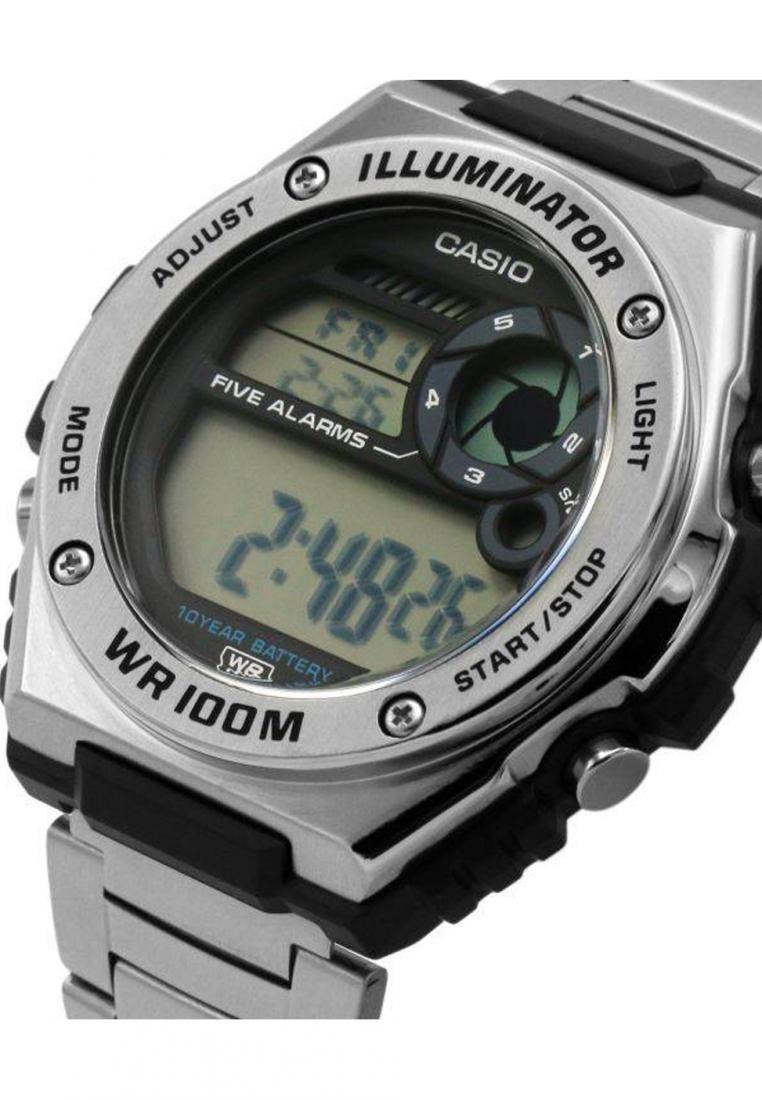 Casio MWD-100HD-1A Digital Stainless Steel Strap Watch For Men-Watch Portal Philippines