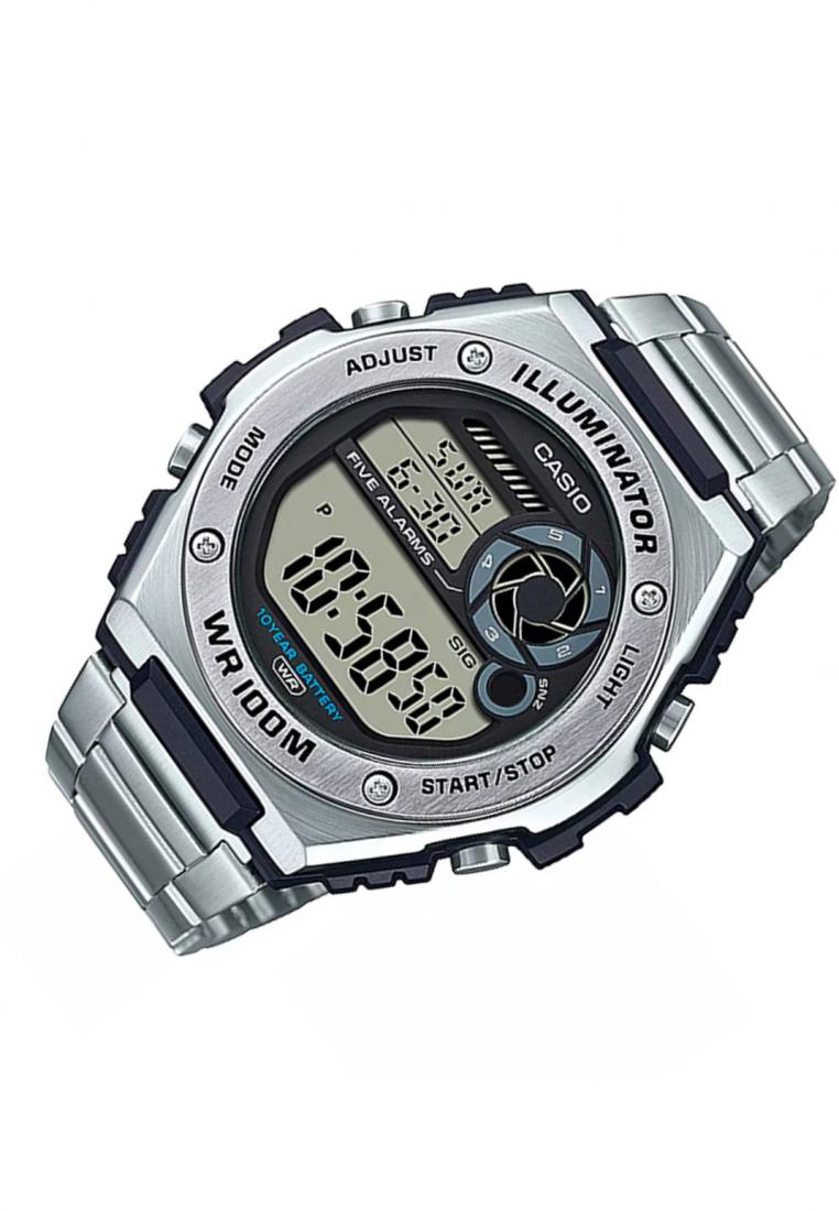Casio MWD-100HD-1A Digital Stainless Steel Strap Watch For Men-Watch Portal Philippines