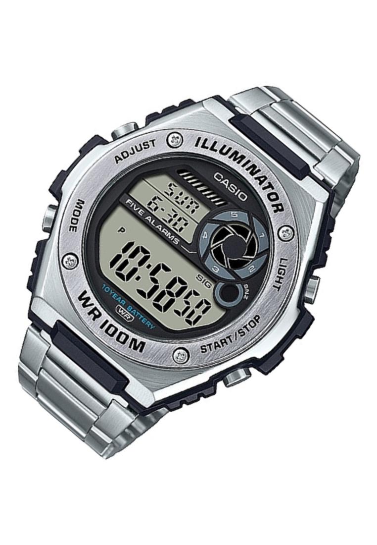 Casio MWD-100HD-1B Analog Stainless Steel Strap Watch For Men-Watch Portal Philippines