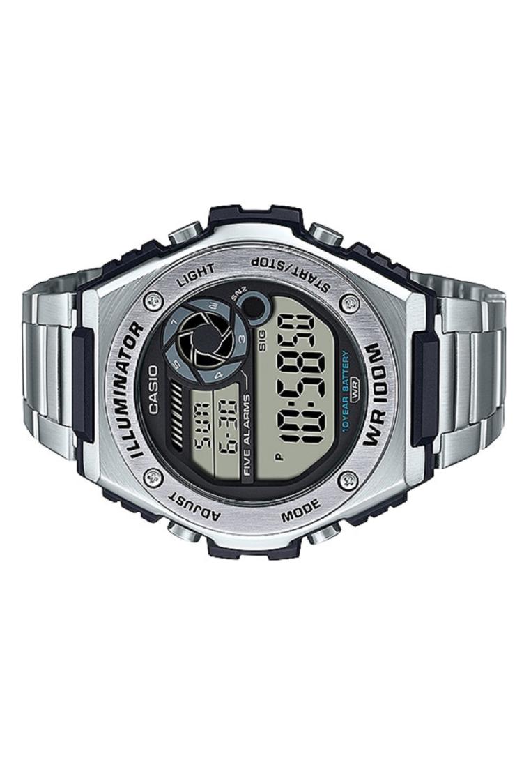 Casio MWD-100HD-1B Analog Stainless Steel Strap Watch For Men-Watch Portal Philippines