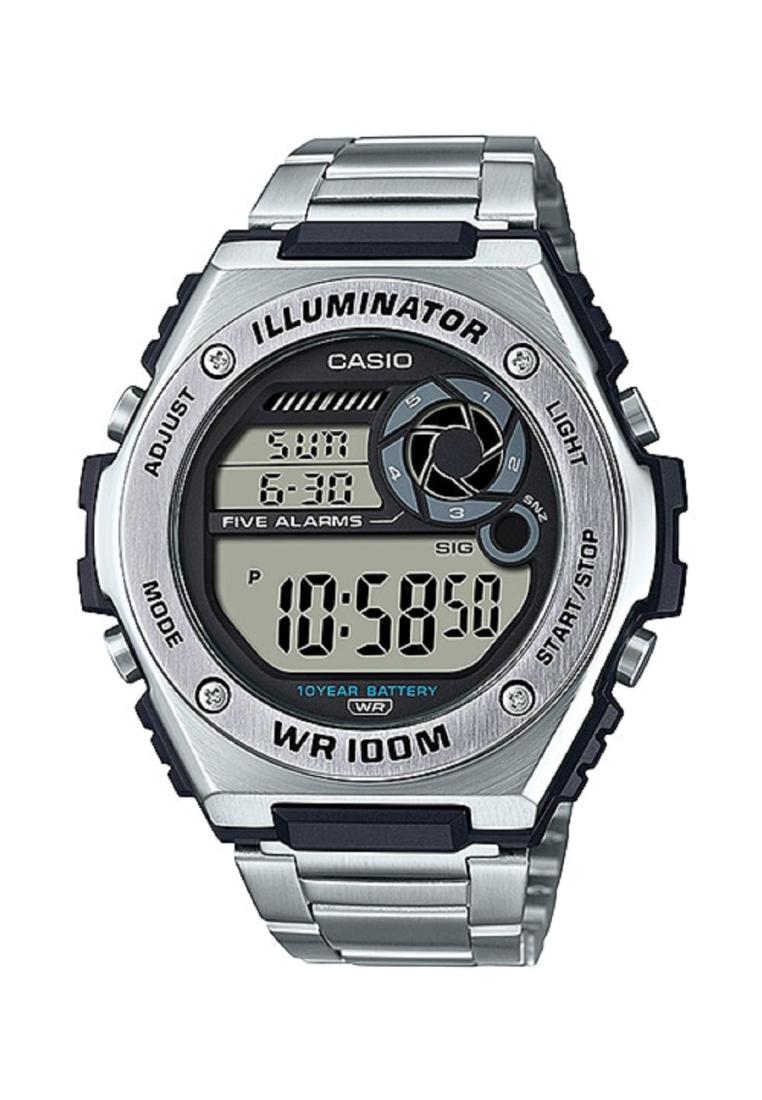 Casio MWD-100HD-1B Analog Stainless Steel Strap Watch For Men-Watch Portal Philippines