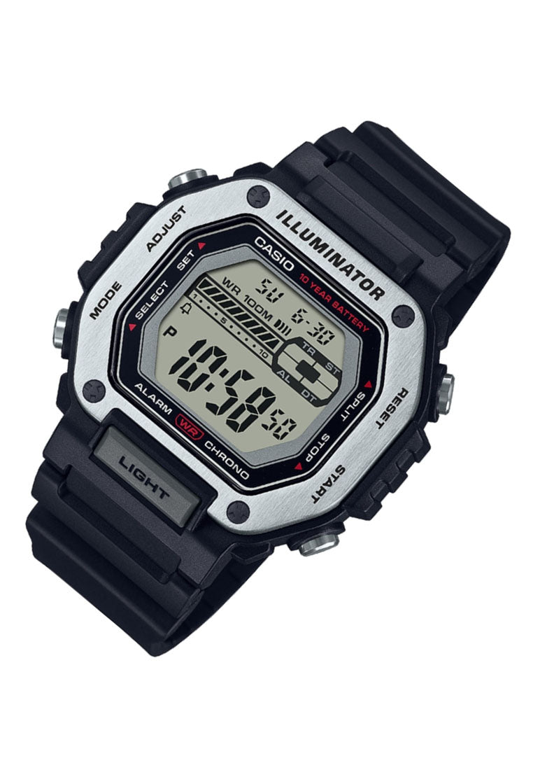 Casio MWD-110H-1A Digital Rubber Strap Watch For Men-Watch Portal Philippines