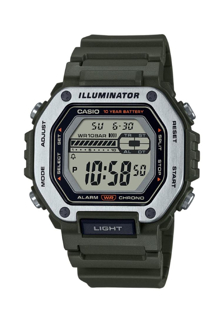 Casio MWD-110H-3A Analog Rubber Strap Watch For Men-Watch Portal Philippines
