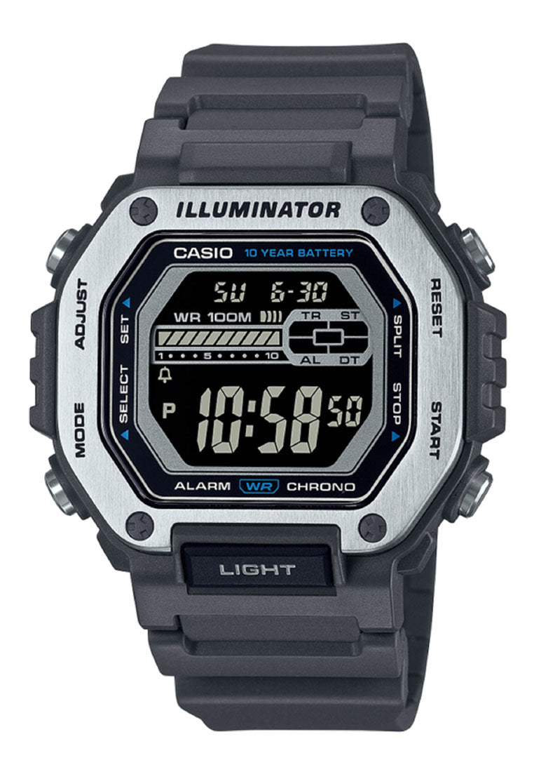 Casio MWD-110H-8B Digital Rubber Strap Watch For Men-Watch Portal Philippines