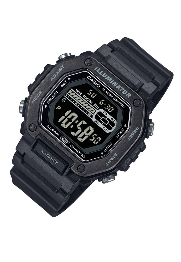 Casio MWD-110HB-1B Digital Rubber Strap Watch for Men-Watch Portal Philippines