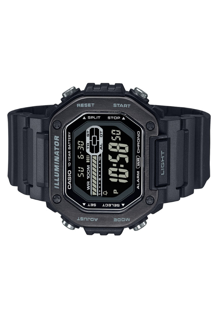 Casio MWD-110HB-1B Digital Rubber Strap Watch for Men-Watch Portal Philippines