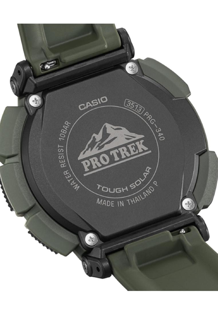 Casio Pro Trek PRG-340-3DR Digital Rubber Strap Watch For Men-Watch Portal Philippines