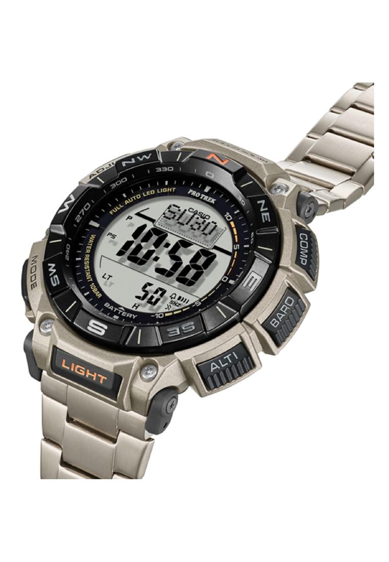 Casio Pro Trek PRG-340T-7DR Digital Stainless Steel Strap Watch For Men-Watch Portal Philippines
