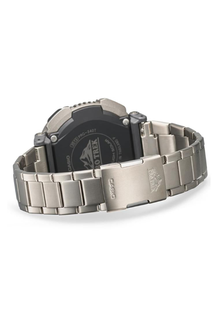 Casio Pro Trek PRG-340T-7DR Digital Stainless Steel Strap Watch For Men-Watch Portal Philippines