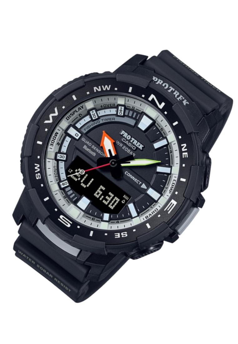 Casio Pro Trek PRT-B70-1DR Bluetooth Digital Analog Smart Watch For Men-Watch Portal Philippines