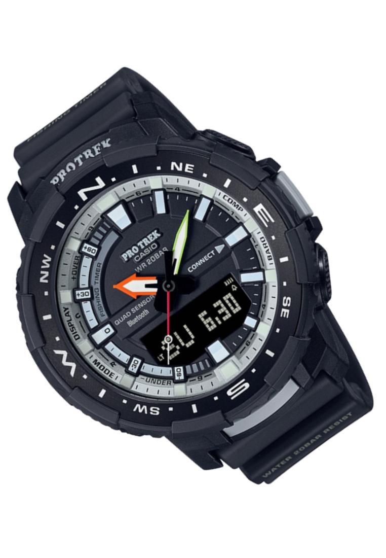 Casio Pro Trek PRT-B70-1DR Bluetooth Digital Analog Smart Watch For Men-Watch Portal Philippines