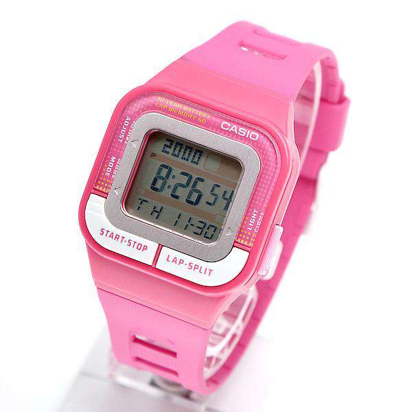 Casio SDB-100-4ADF Digital Pink Resin Strap Watch for Women-Watch Portal Philippines