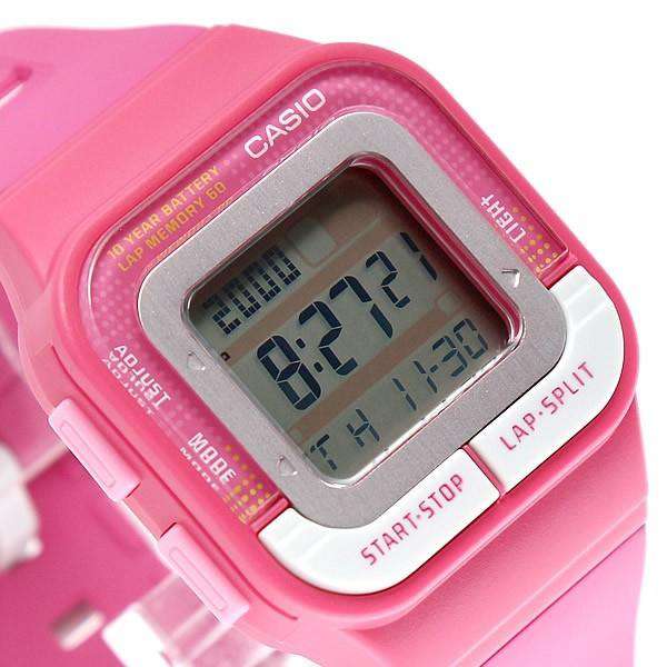 Casio SDB-100-4ADF Digital Pink Resin Strap Watch for Women-Watch Portal Philippines