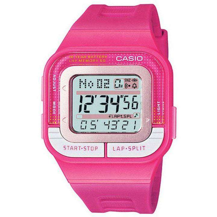 Casio SDB-100-4ADF Digital Pink Resin Strap Watch for Women-Watch Portal Philippines