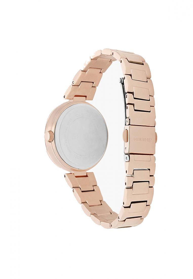 Casio Sheen SHE-3043BPG-7A Chronograph Stainless Steel Strap Watch For Women-Watch Portal Philippines
