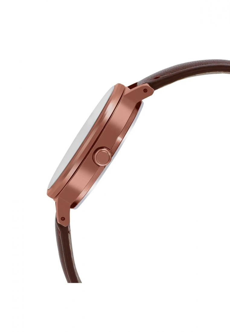 Casio Sheen SHE-3064PGL-5A Analog Leather Strap Watch For Women-Watch Portal Philippines