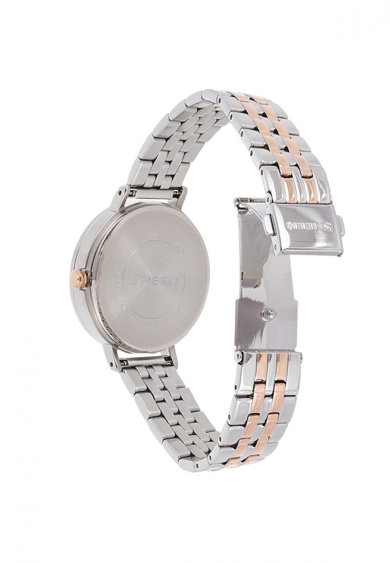 Casio Sheen SHE-3064SPG-7A Analog Stainless Steel Strap Watch For Women-Watch Portal Philippines