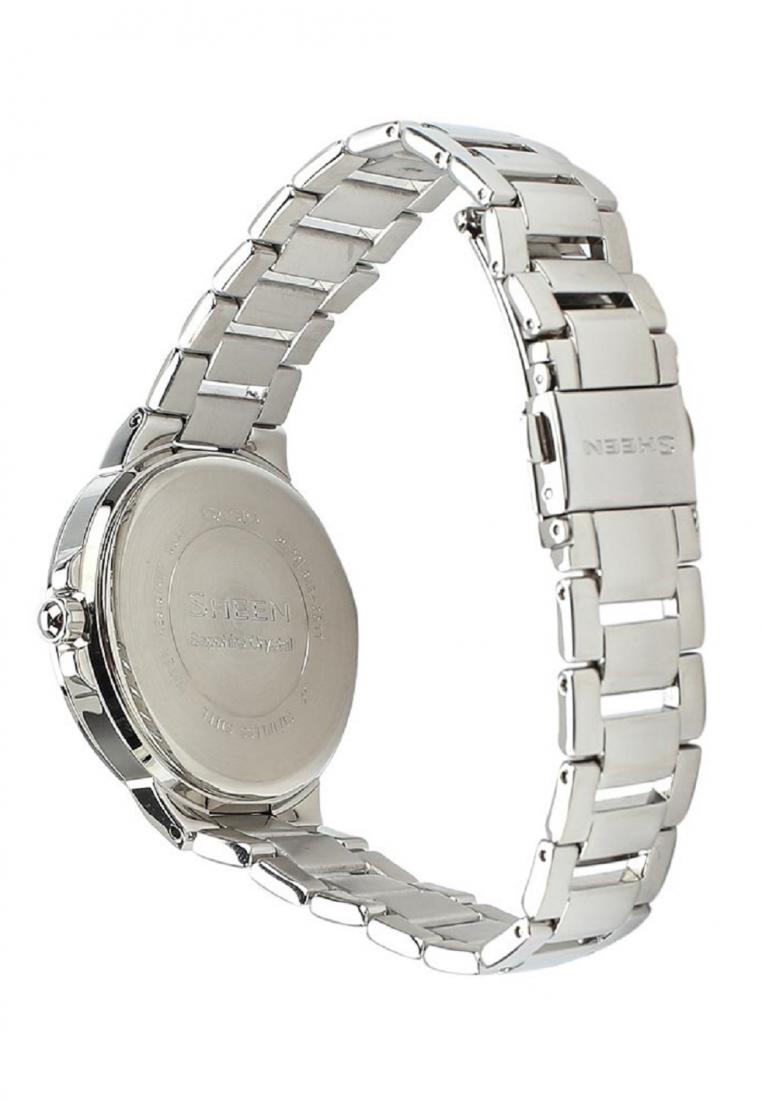 Casio Sheen SHE-3511D-4A Analog Stainless Steel Strap Watch For Women-Watch Portal Philippines