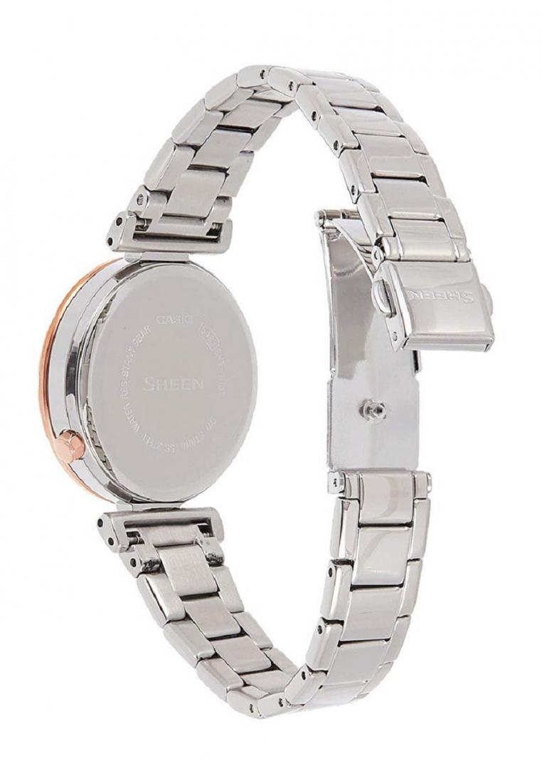 Casio Sheen SHE-4051SG-4A Analog Stainless Steel Strap Watch For Women-Watch Portal Philippines