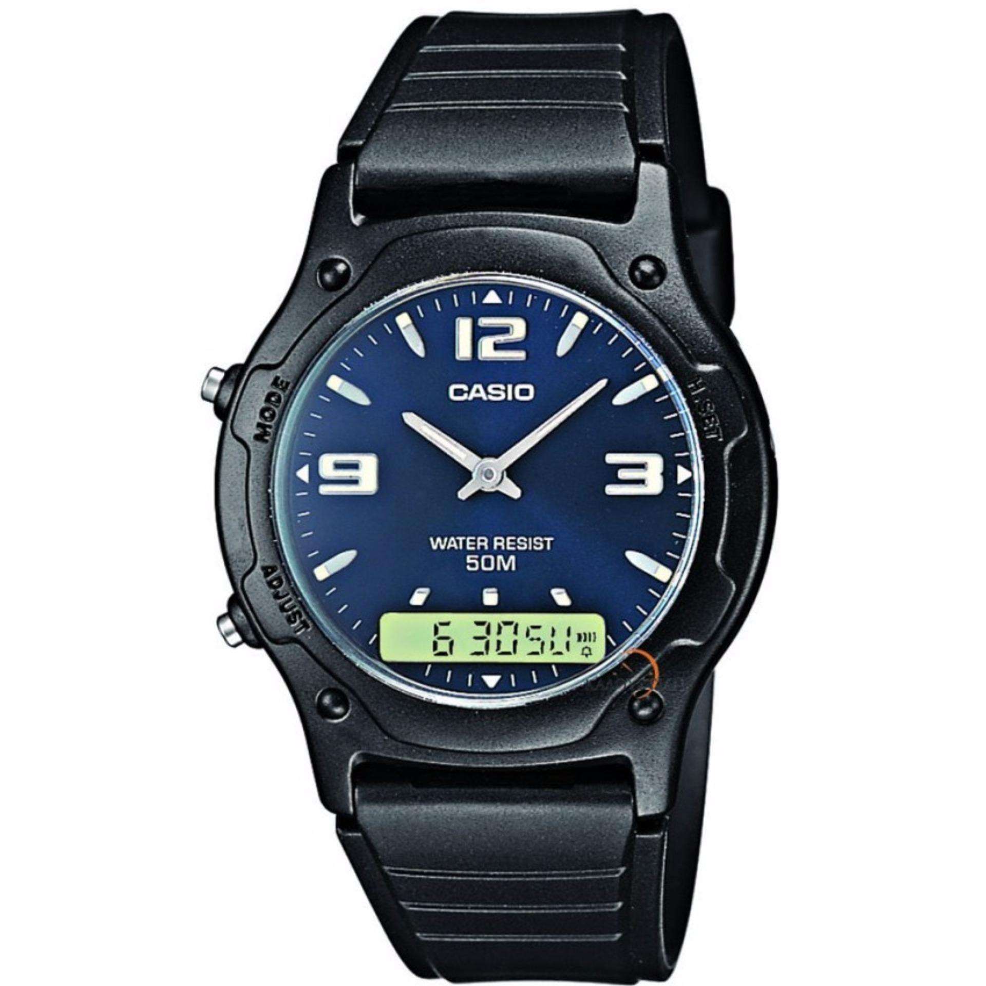 Casio Standard AW-49HE-2AVDF Black Resin Strap Watch for Men-Watch Portal Philippines