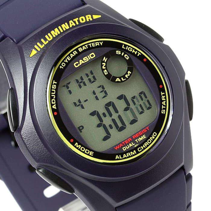 Casio Standard F-200W-2BDF Blue Resin Strap Watch for Men-Watch Portal Philippines