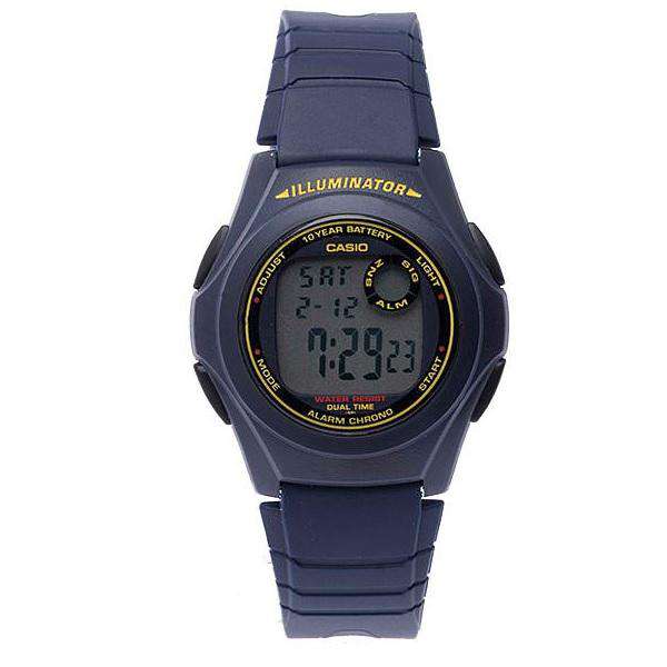 Casio Standard F-200W-2BDF Blue Resin Strap Watch for Men-Watch Portal Philippines