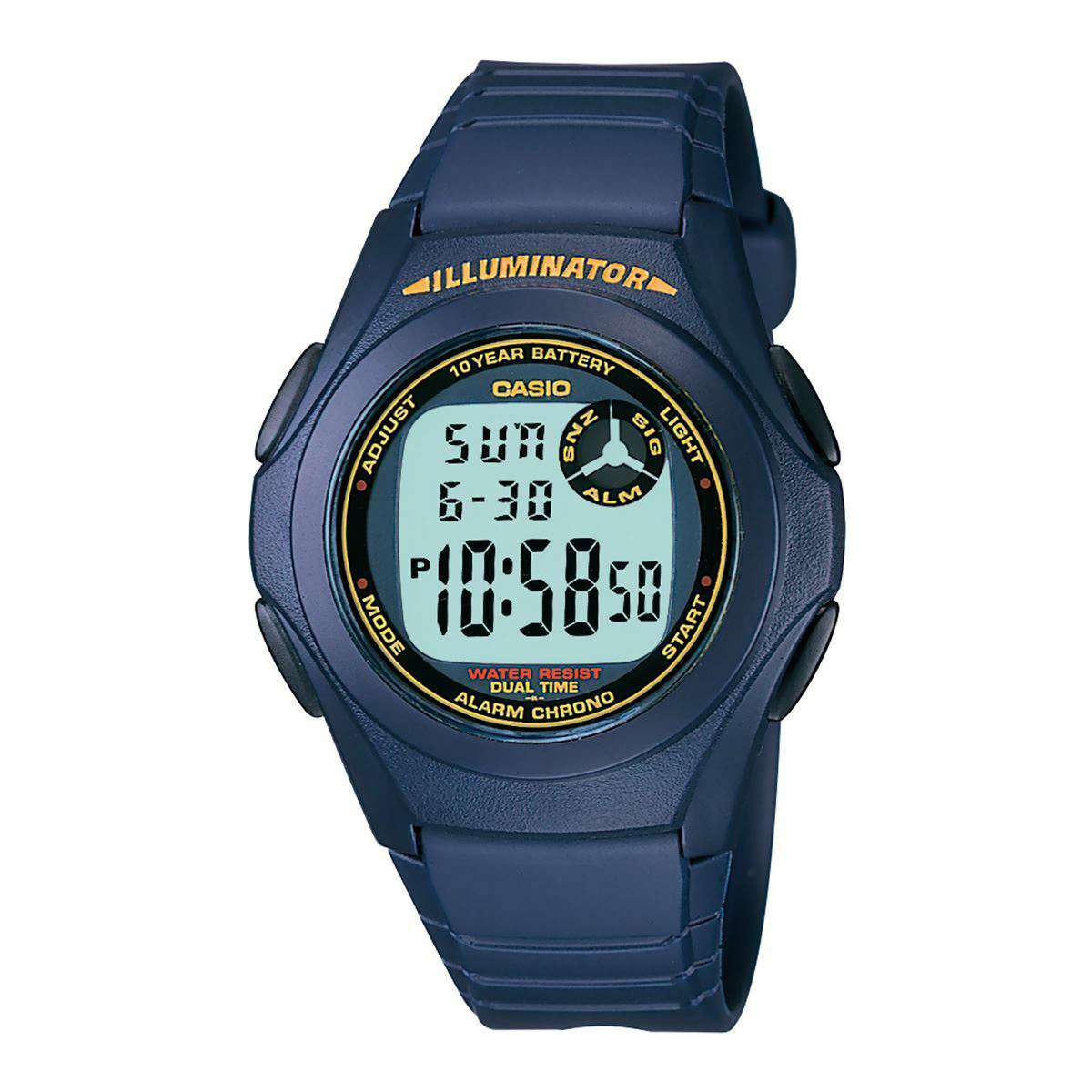 Casio Standard F-200W-2BDF Blue Resin Strap Watch for Men-Watch Portal Philippines