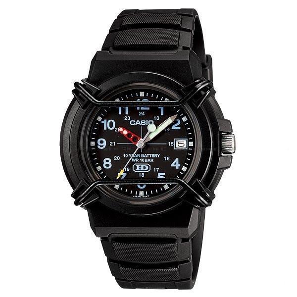 Casio Standard HDA-600B-1BVDF Black Resin Watch for Men and Women-Watch Portal Philippines